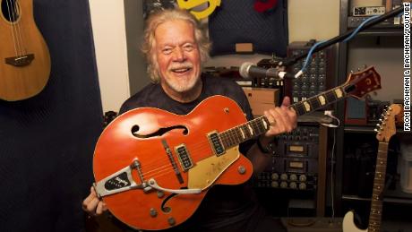 Rock star Randy Bachman&#39;s treasured Gretsch guitar was stolen 45 years ago. An internet sleuth helped find it