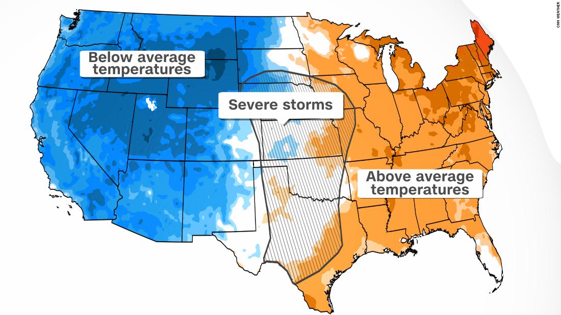 Summer and winter are clashing, delivering tornadic weather and feet of snow