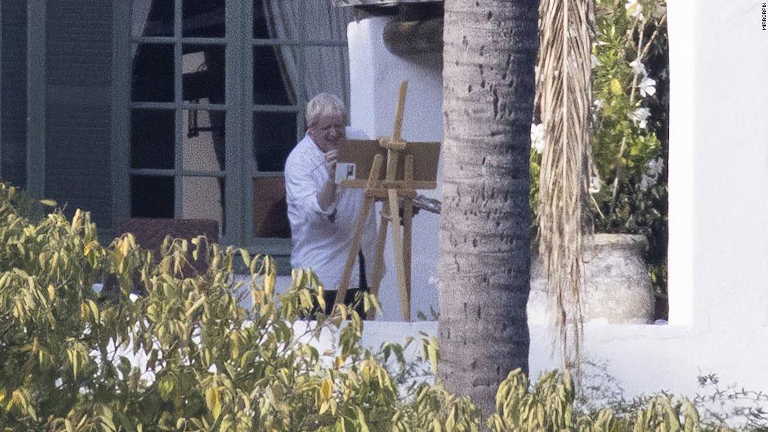 Boris Johnson painting: Bereaved relatives of Covid victims slam UK Prime Minister who was pictured painting on vacation