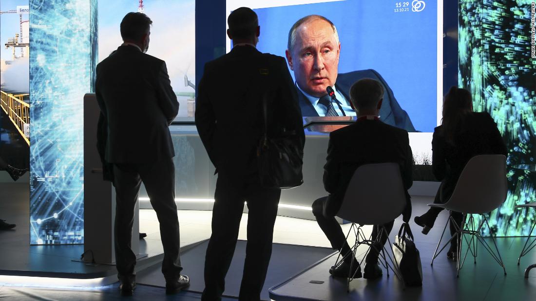 Vladimir Putin says Russia is not using energy as a weapon