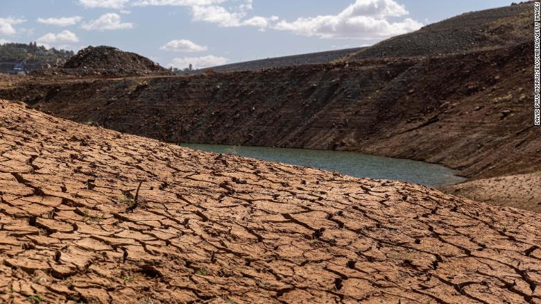 Drought conditions in California this summer were the worst on record