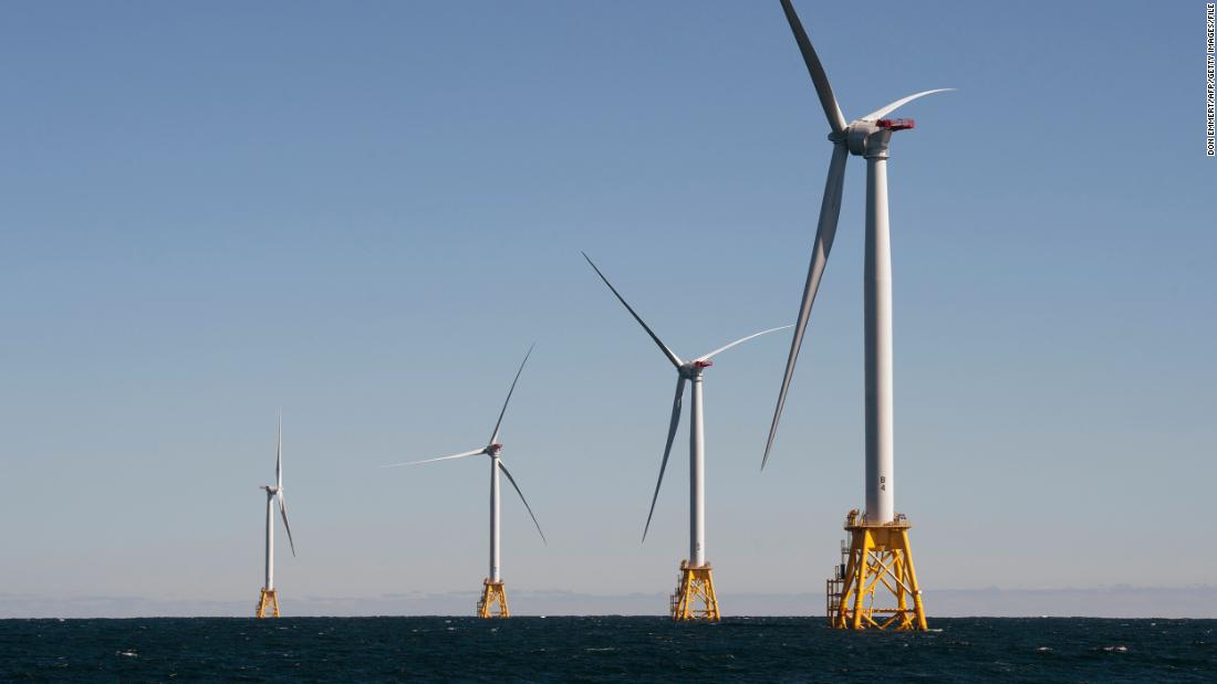 Biden administration announces plans for massive expansion of wind farms off US coasts