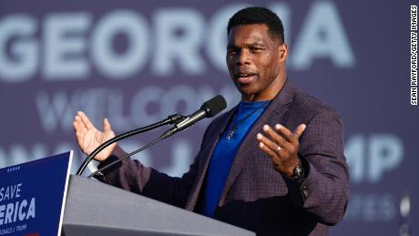Herschel Walker cancels fundraiser with supporter who had swastika-shaped image in Twitter profile