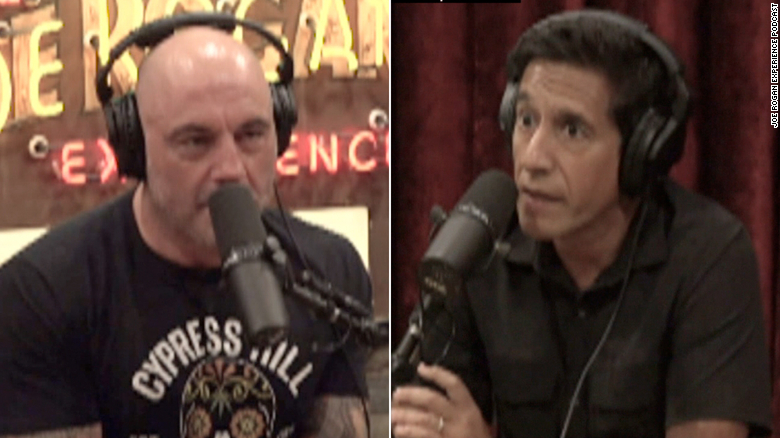 Gupta tries to convince Rogan to get vaccinated. See what happens