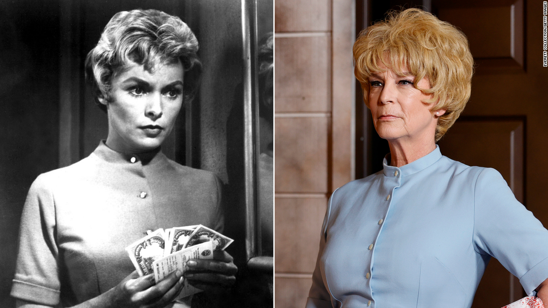 Jamie Lee Curtis dressed as mom Janet Leigh in 'Psycho' for 'Halloween Kills' premiere