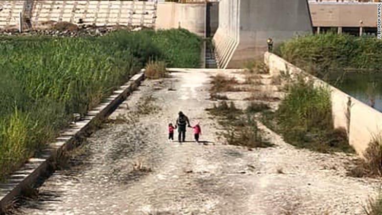 US Border Patrol found two young sisters wandering alone near the Arizona border