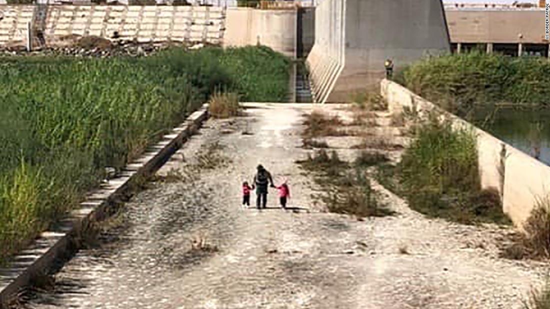 US Border Patrol found two young sisters wandering alone near the Arizona border