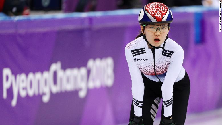 South Korean speed skater Shim Suk-hee barred from training following leaked text messages