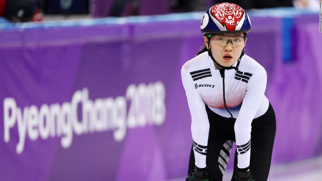 South Korean speed skater Shim Suk-hee barred from training following leaked text messages