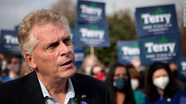 Who is Terry McAuliffe, the Democratic gubernatorial candidate in Virginia?