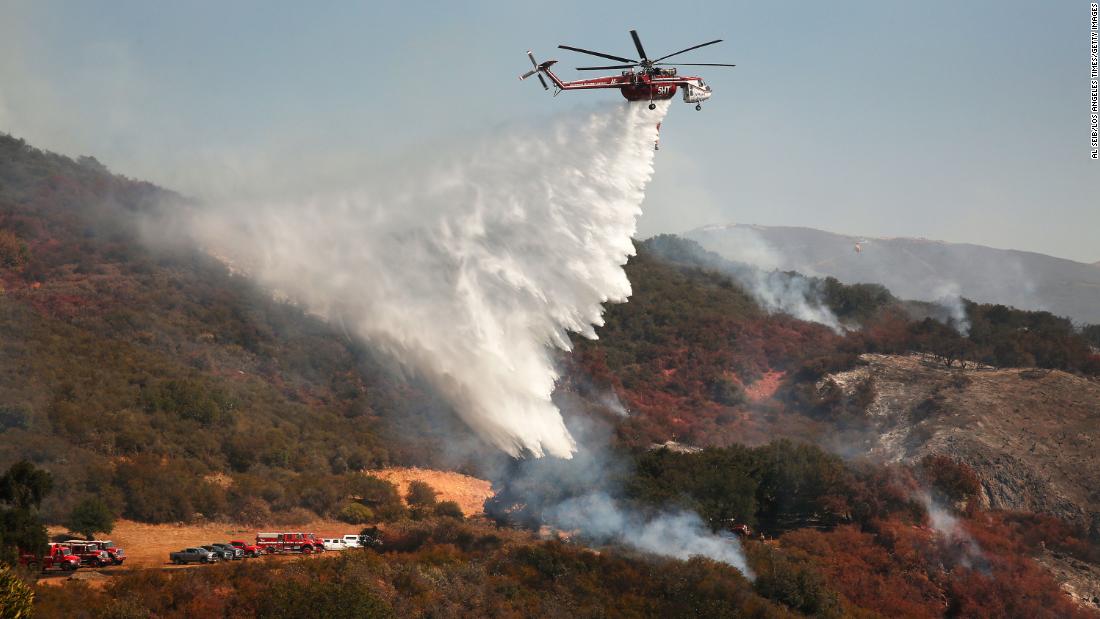 The fast-moving Alisal Fire is approaching the California ranch once owned by Ronald Reagan
