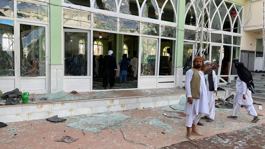 At least 16 killed as explosion rocks mosque in Afghanistan’s Kandahar