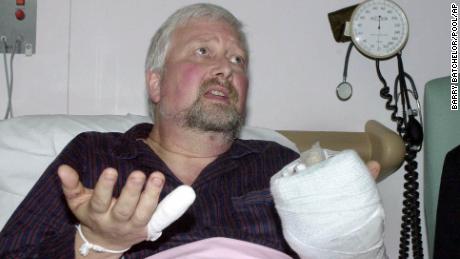 Nigel Jones, speaking from his hospital bed on January 30, 2000,  following a sword attack in his constituency offices