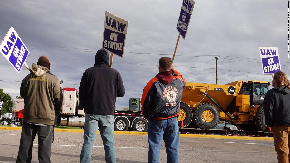 John Deere and the United Auto Workers Union reach tentative agreement following two-week strike