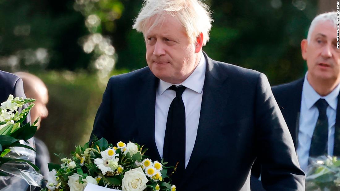UK Prime Minister Boris Johnson visits scene where MP was fatally stabbed in terrorist incident