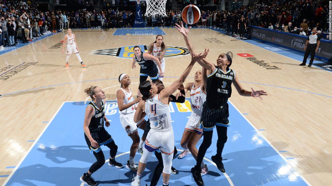 Chicago Sky defeat Phoenix Mercury for first WNBA championship win CNN