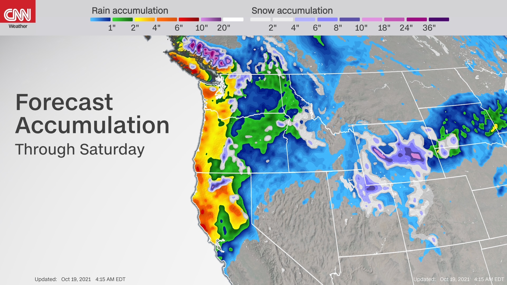 Weather Map West Coast Weather Forecast: West Coast Bracing For Rounds Of Stormy Weather - Cnn  Video