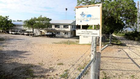 An entrance to the Christian Aid Ministries compound in Titanyen, on the outskirts of Port-au-Prince, Haiti.