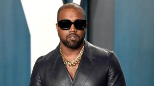 BEVERLY HILLS CALIFORNIA - FEBRUARY 09 Kanye West attends the 2020 Vanity Fair Oscar Party hosted by Radhika Jones at Wallis Annenberg Center for the Performing Arts on February 09 2020 in Beverly Hills California Photo by Karwai TangGetty Images