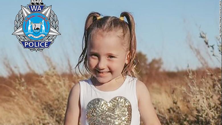 Australian authorities offer A$1 million reward for missing 4-year-old Cleo Smith
