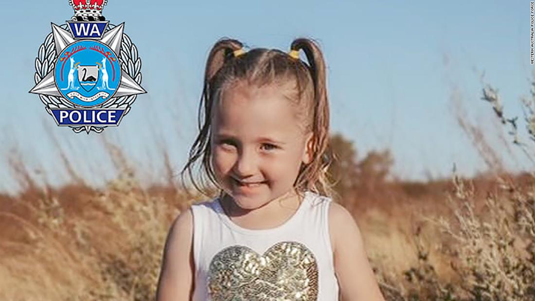 Australian police offer A$1 million reward for missing 4-year-old Cleo Smith