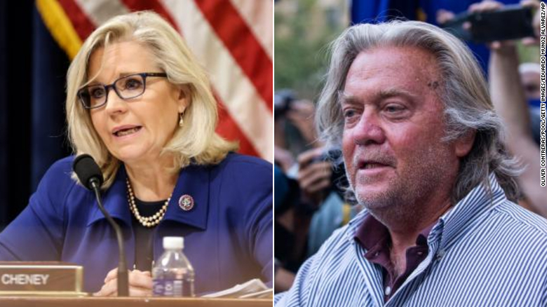 Liz Cheney accuses Bannon of planning capitol insurrection