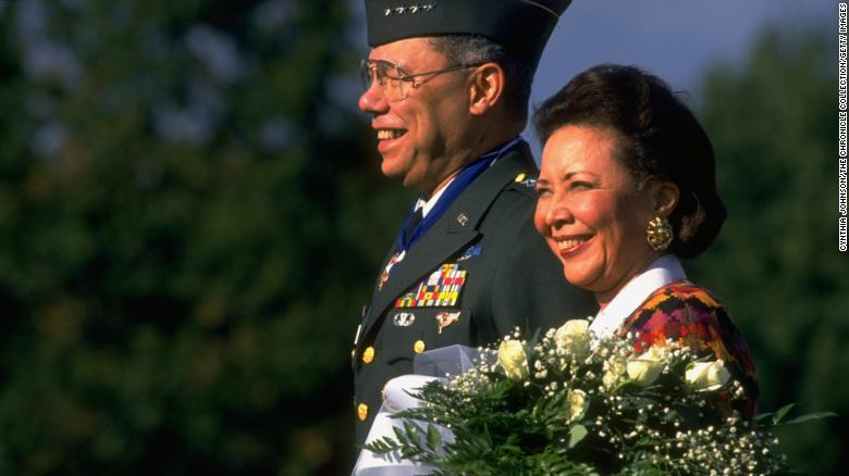 Colin Powell’s love story started with an accidental date — and lasted six decades
