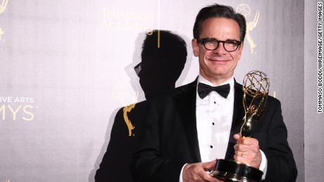 LOS ANGELES, CA - SEPTEMBER 10:  Peter Scolari poses in the press room at the 2016 Creative Arts Emmy Awards held at Microsoft Theater on September 10, 2016 in Los Angeles, California.  (Photo by Tommaso Boddi/WireImage)