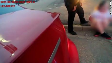 An Aurora police officer is on administrative leave after being reported for misconduct by another officer for yelling and cursing at a teenage girl during a traffic stop.