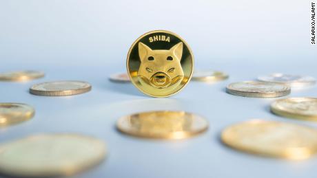 Shiba inu coin, a meme cryptocurrency, hits all-time high