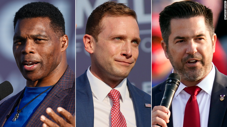 Trump endorsed Herschel Walker, Max Miller and Sean Parnell. They’re now facing scrutiny over their pasts