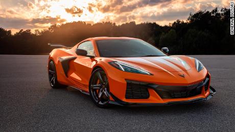 The new Corvette Z06 has larger intakes to provide more air for its 670 horsepower engine.