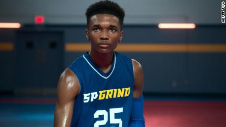 Isaiah Hill plays a basketball star in the Apple TV+ drama &#39;Swagger.&#39;