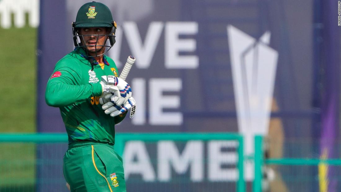 Quinton de Kock: South African cricketer declines to take a knee at the T20  World Cup, despite call to 'stand against racism' - CNN