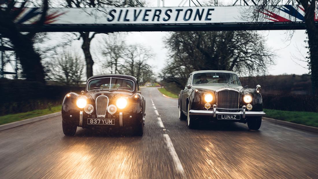 In addition to replacing the combustion engine with its own electric powertrain, Lunaz strips the car and rebuilds it -- as it did with this Jaguar XK120 and Bentley Flying Spur -- to add bespoke modern amenities such as air conditioning and heated seats.