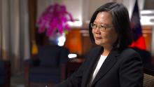 Taiwan&#39;s President says the threat from China is increasing &#39;every day&#39; and confirms presence of US military trainers on the island