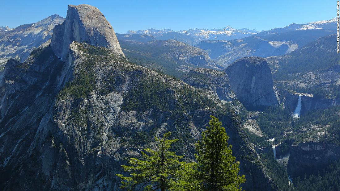 A view of Half Dome from Glacier Point in Yosemite National Park. UNESCO says this World Heritage site has turned into a source -- rather than a sink -- of carbon emissions.