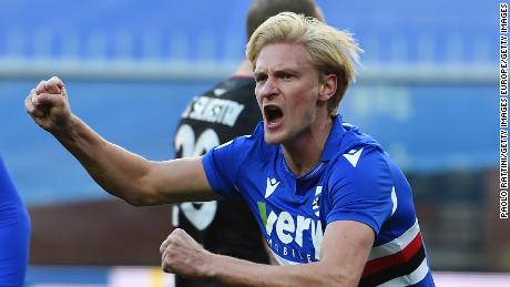 Game changer moment: Sampdoria's Morten Thorsby bids to turn the tide on climate change