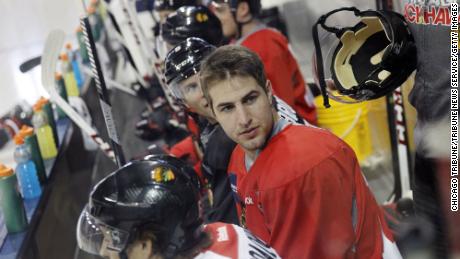 Hockey player who made sexual abuse allegation against former Blackhawks video coach speaks out   