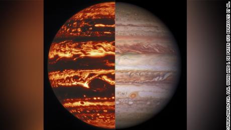Космический корабль НАСА Juno дважды пролетал над Большим красным пятном Юпитера.  Это то, что я обнаружил