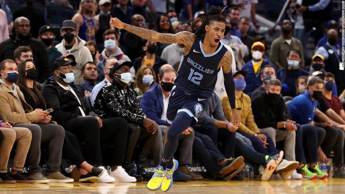 Golden State Warriors lose unbeaten record as Ja Morant puts on a show for the Memphis Grizzlies