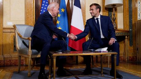 Biden tells French President the US was &#39;clumsy&#39; in handling nuclear submarine deal 