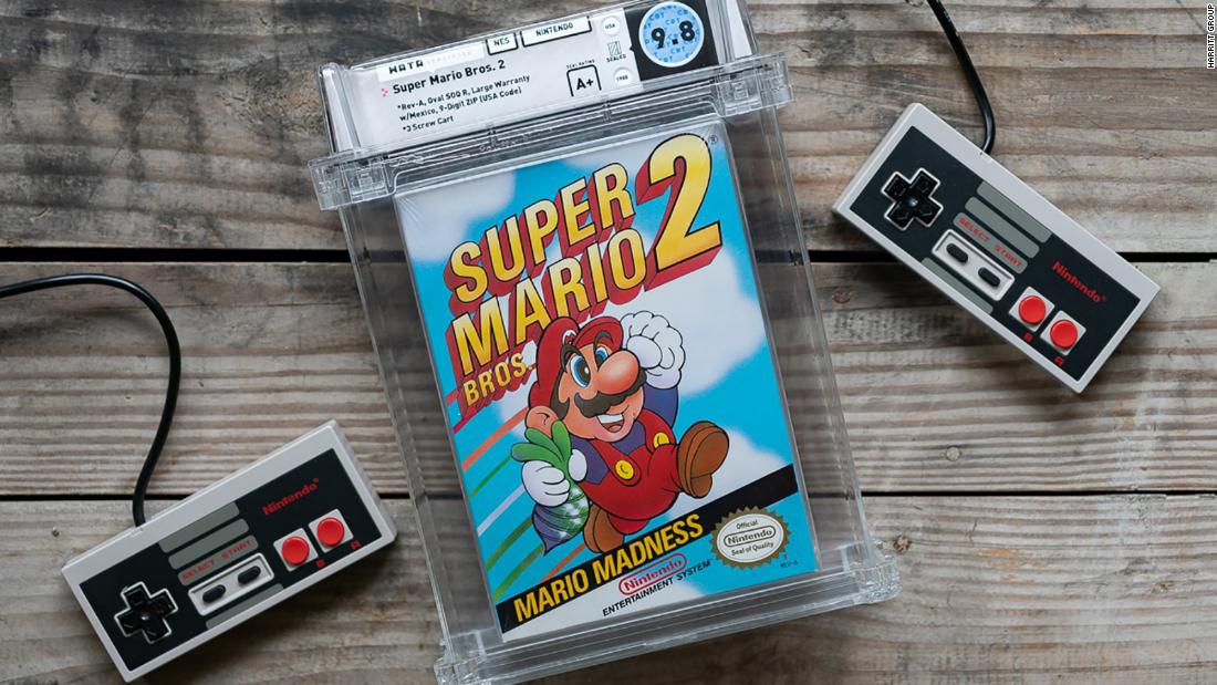 radiator Toestemming Voor u Super Mario Bros. 2 video game sells for more than $88k - CNN