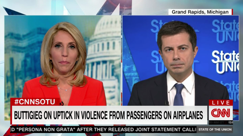 Buttigieg: No-fly list for unruly passengers 'should be on the table'_00001519