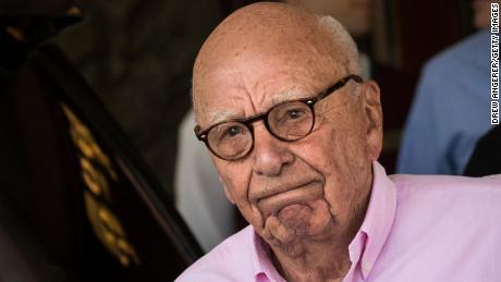 Rupert Murdoch, chairman of Newscorp and co-chairman of 21st Century Fox (Sun Valley Resort, 2018).