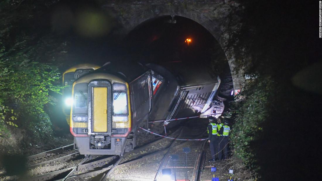 A 'number of people' injured after UK train crash, police say