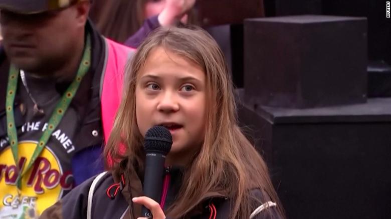 'No more blah, blah, blah!' Thunberg joins protesters outside climate summit 