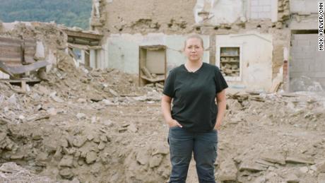 Franziska Schnitzler&#39;s family hotel and restaurant was so badly damaged by this summers flooding in the Ahr Valley, Germany, that the building had to be torn down.
