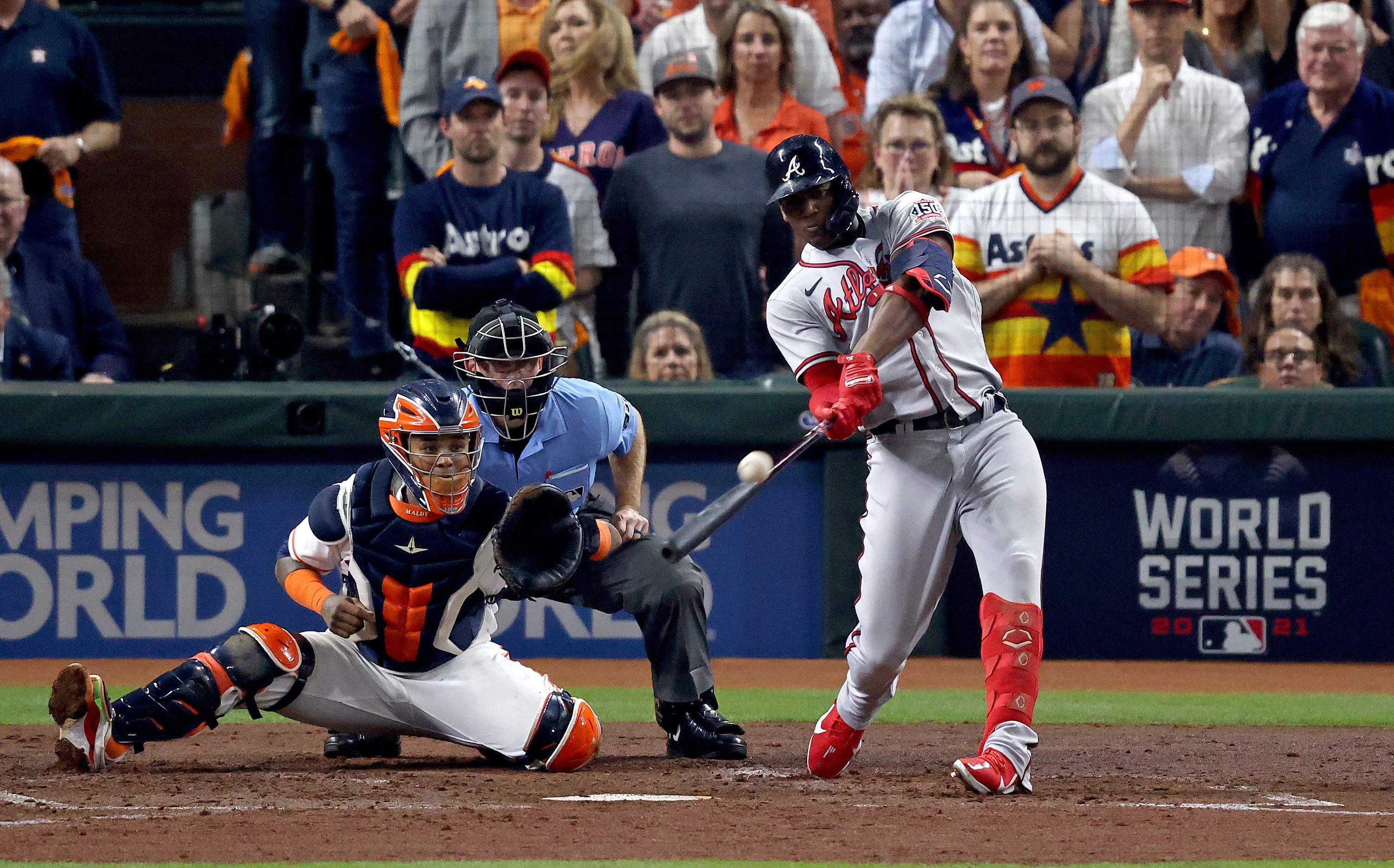 SPORTSPHOTOSUSA Jorge Soler 3 Run Home Run Atlanta Braves World Series  Champions 8X10 Photo