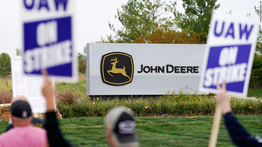 Autoworkers at John Deere will remain on strike after voting down another tentative deal